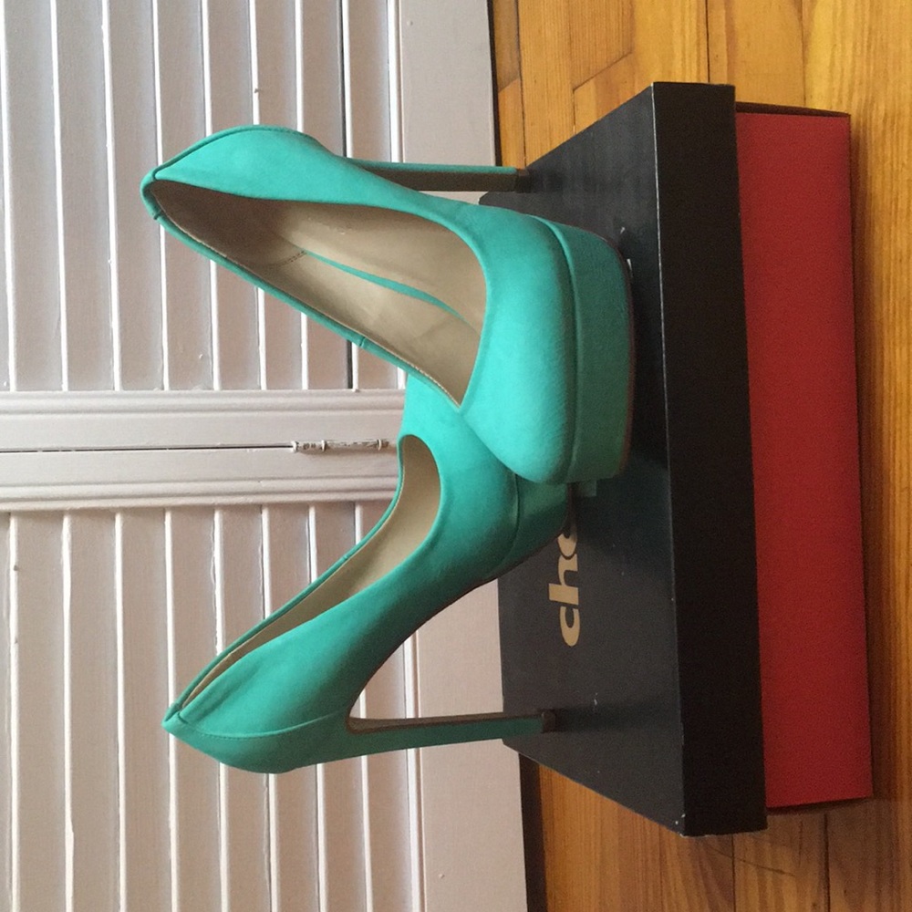 Charlotte Russe Platform Heel Teal Never Worn